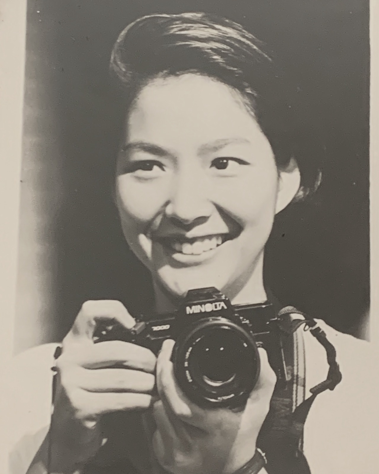 Marcia Gokongwei with a camera, 2019