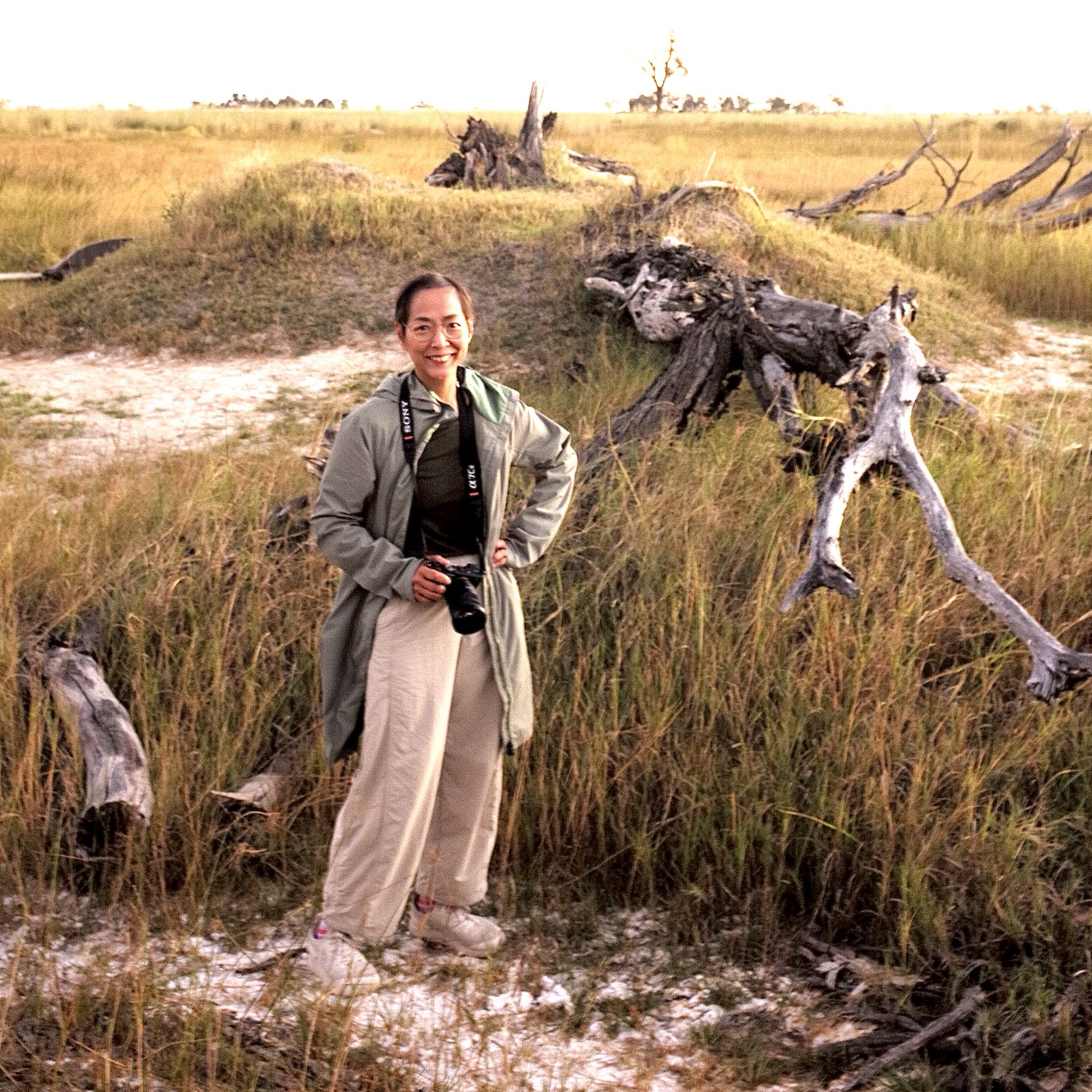 Marcia Gokongwei with a camera, 2007